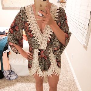 Boho Lace Romper